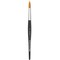 Da Vinci Junior Synthetic Colored Ferrule Brush - Round, Short Handle, Size 14